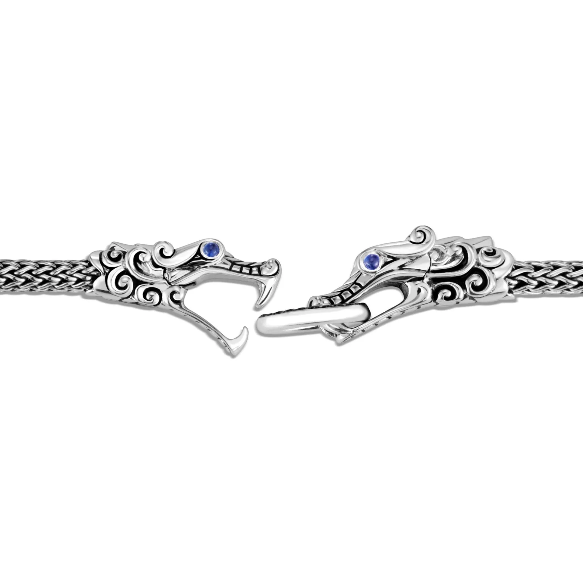Women John Hardy Chains^Naga Bracelet, Sterling Silver, Pave, 5Mm