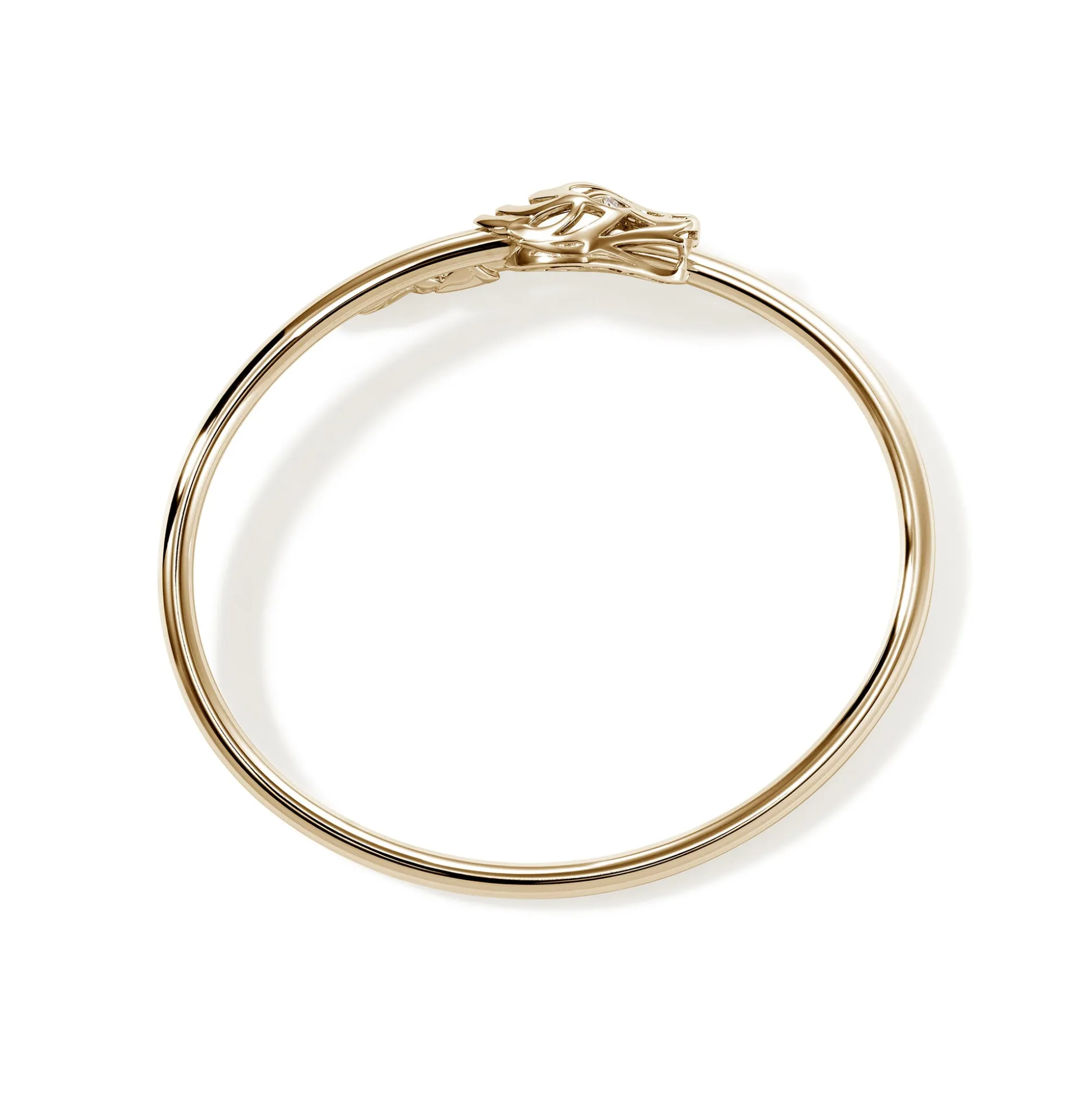 Women John Hardy Bangles & Cuffs^Naga Cuff, Gold, Diamonds, Slim