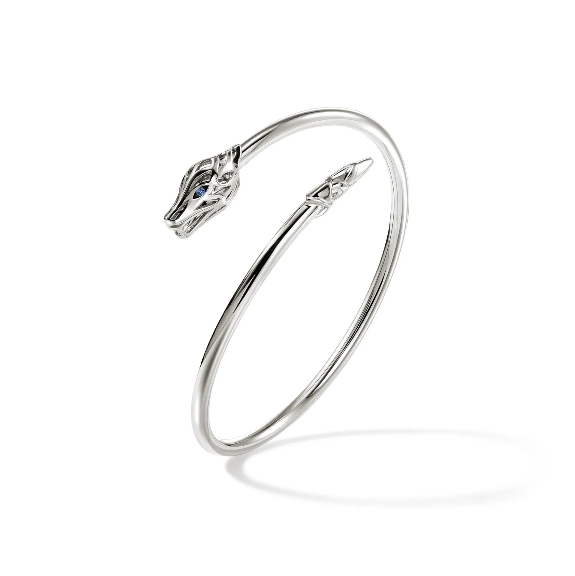 Women John Hardy Bangles & Cuffs^Naga Cuff, Gold, Diamonds, Slim