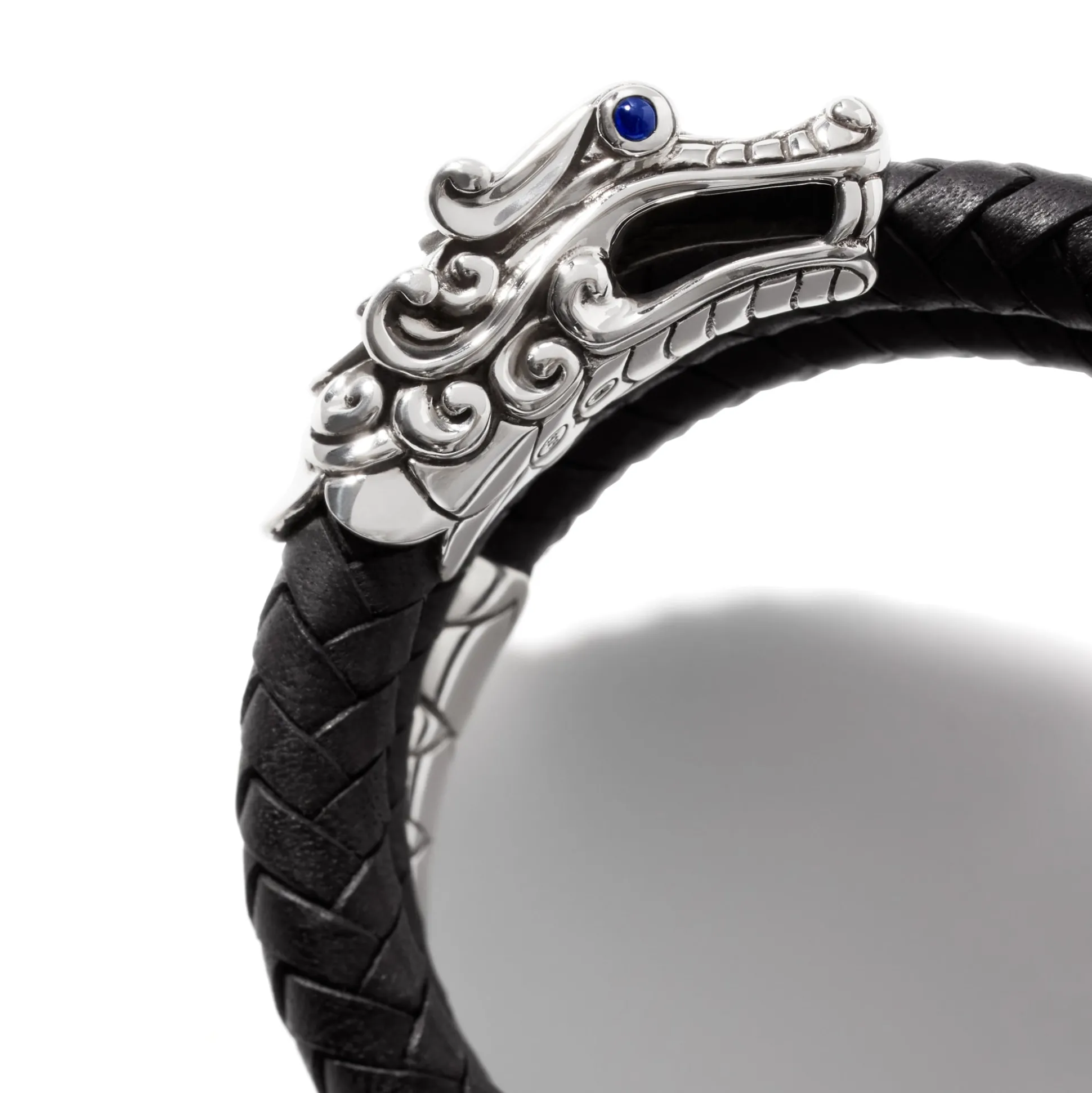 Women John Hardy Bangles & Cuffs^Naga Cuff In Leather, Sterling Silver