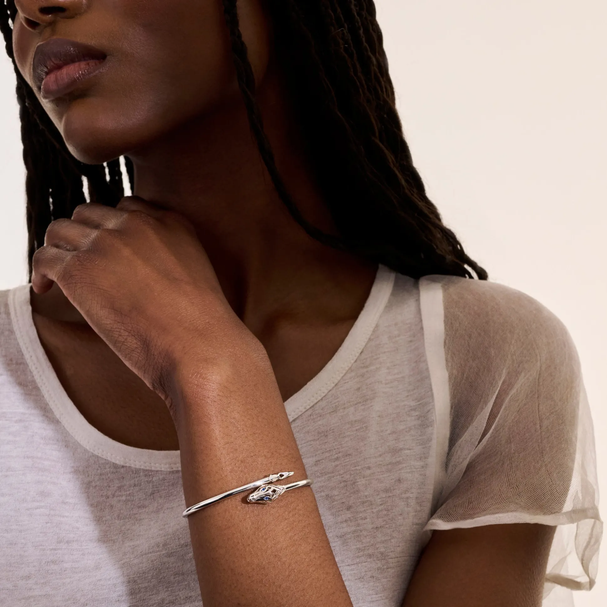 Women John Hardy Bangles & Cuffs^Naga Cuff, Sterling Silver, Slim