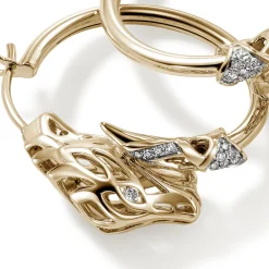 Women John Hardy Hoops^Naga Hoop Earring, Sterling Silver