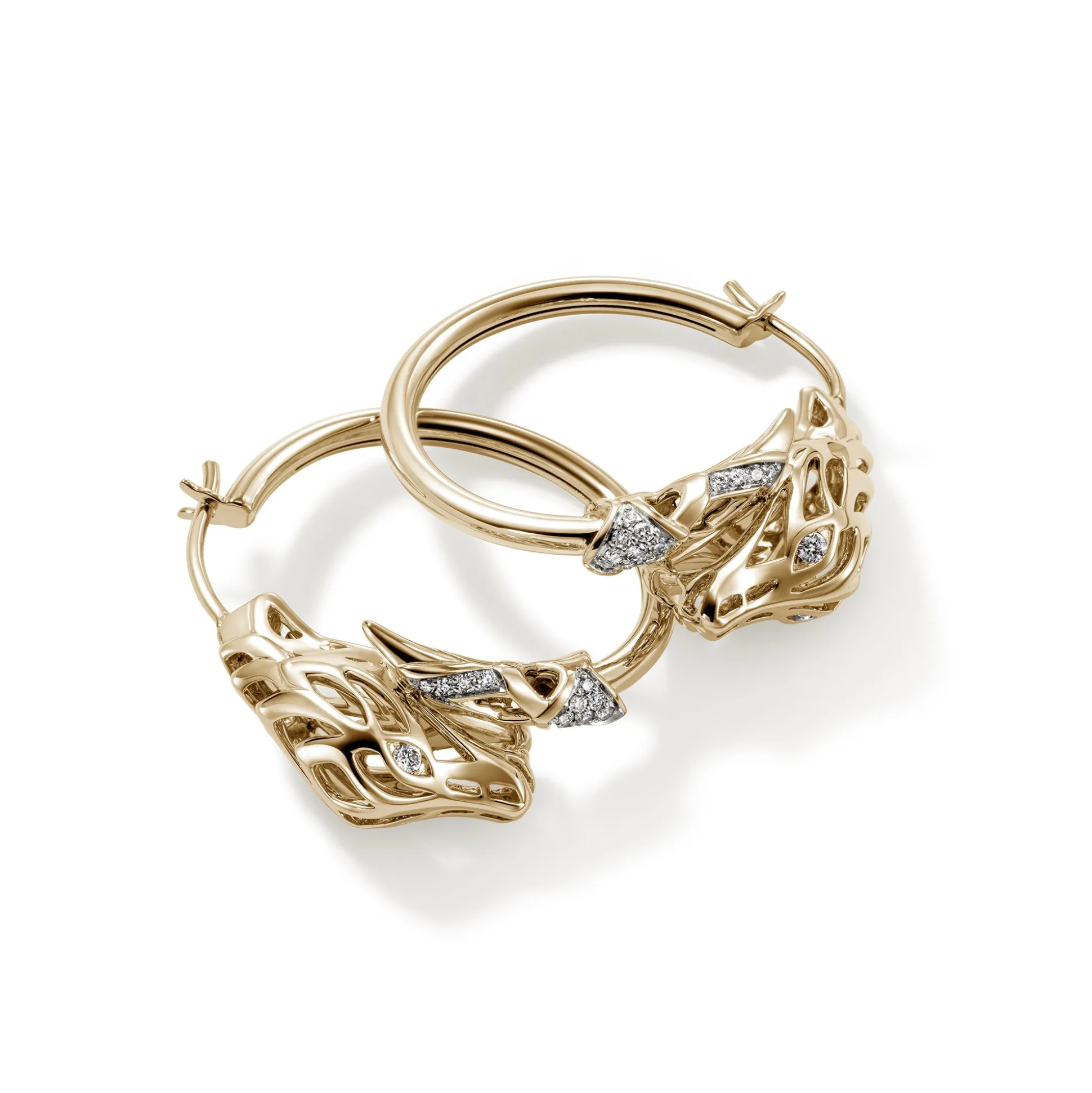 Women John Hardy Hoops^Naga Hoop Earring, Sterling Silver