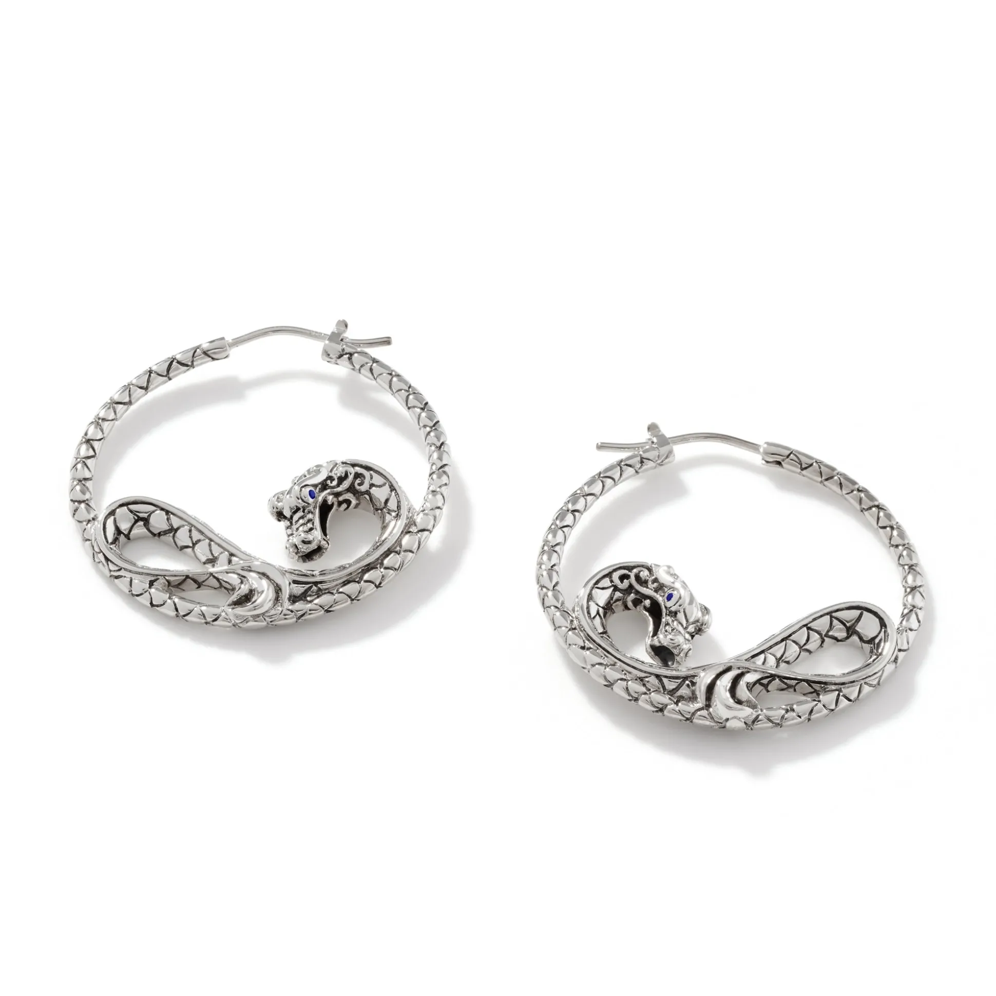 Women John Hardy Hoops^Naga Hoop Earring, Sterling Silver
