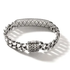 Men John Hardy Chains^Naga Id Bracelet, Sterling Silver