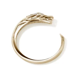 Women John Hardy Bangles & Cuffs^Naga Kick Cuff, Sterling Silver, Diamonds