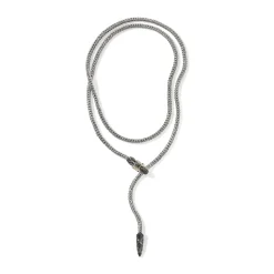 Women John Hardy Statement^Naga Lariat, Gold, Silver, Diamonds
