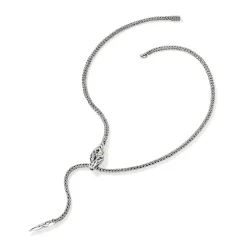 Women John Hardy Statement^Naga Lariat, Gold, Silver, Diamonds