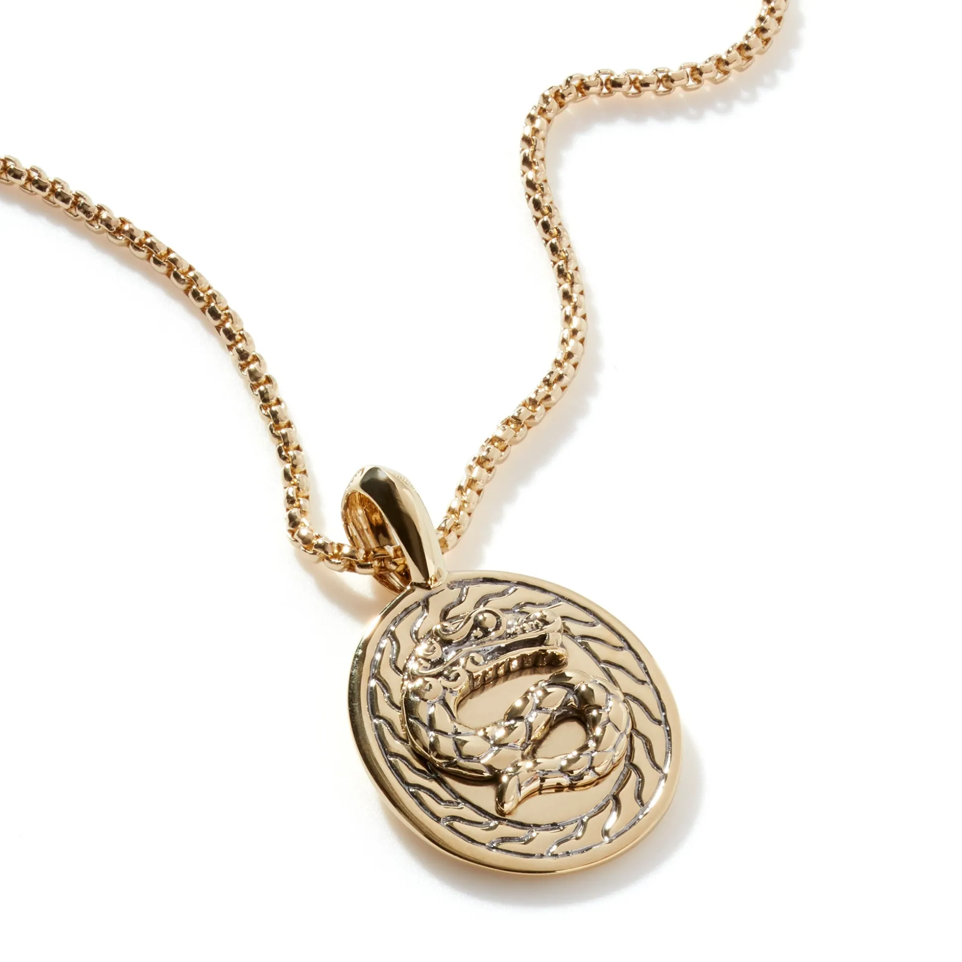 Men John Hardy Tags & Pendants^Naga Pendant, Gold
