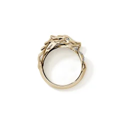 Men John Hardy Bands^Naga Ring, Gold