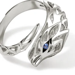 Men John Hardy Bands^Naga Ring, Sterling Silver