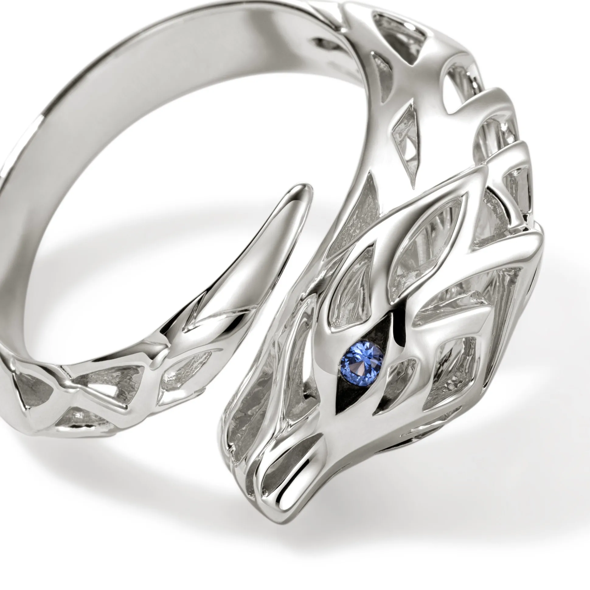 Men John Hardy Bands^Naga Ring, Sterling Silver
