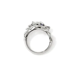 Men John Hardy Bands^Naga Ring, Sterling Silver