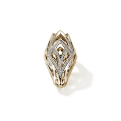 Women John Hardy Statement^Naga Ring, Sterling Silver, Diamonds