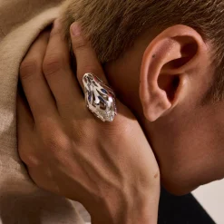 Women John Hardy Statement^Naga Saddle Ring, Sterling Silver