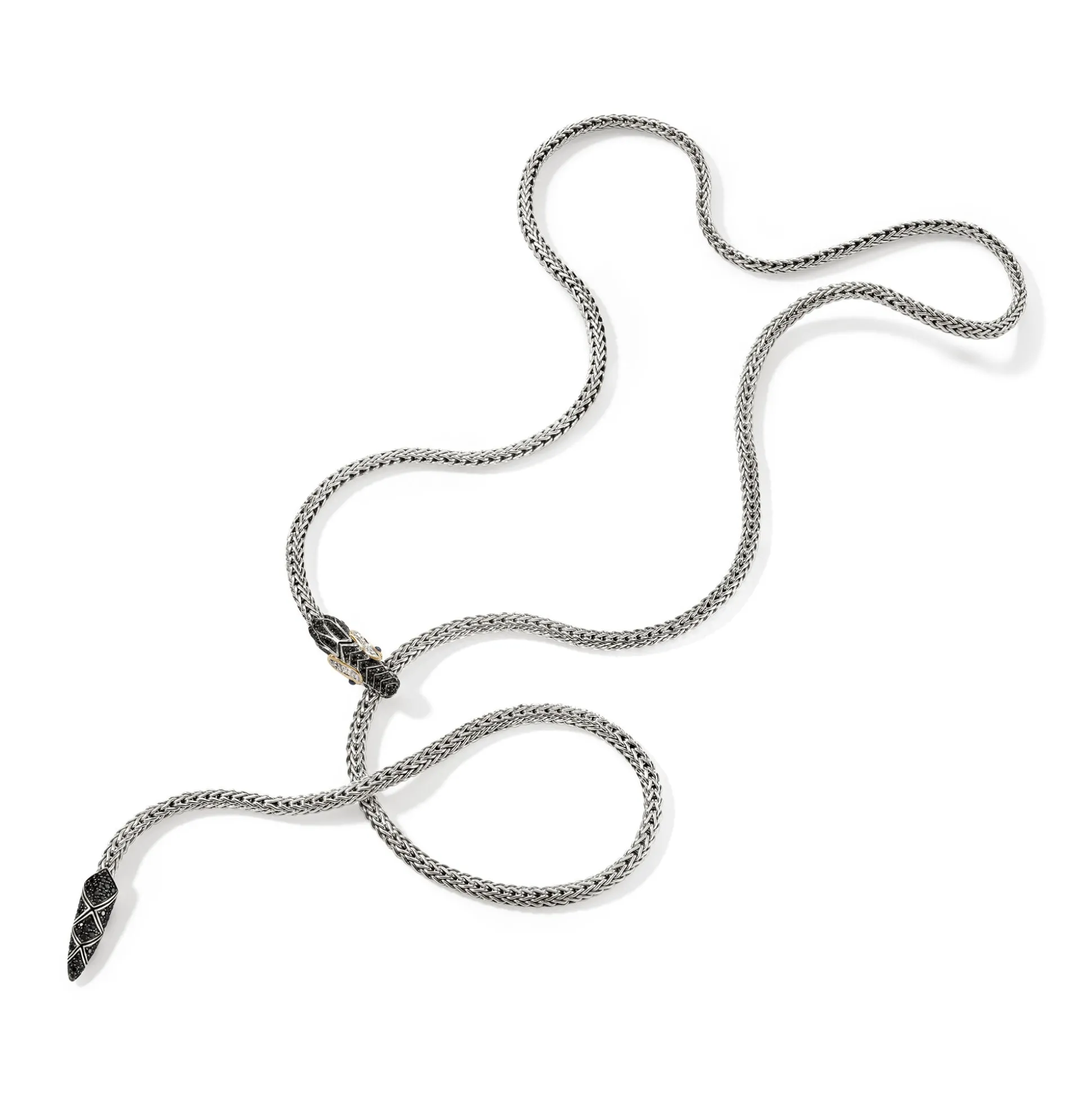 Women John Hardy Statement^Naga Y Necklace, Sterling Silver, 4.4Mm