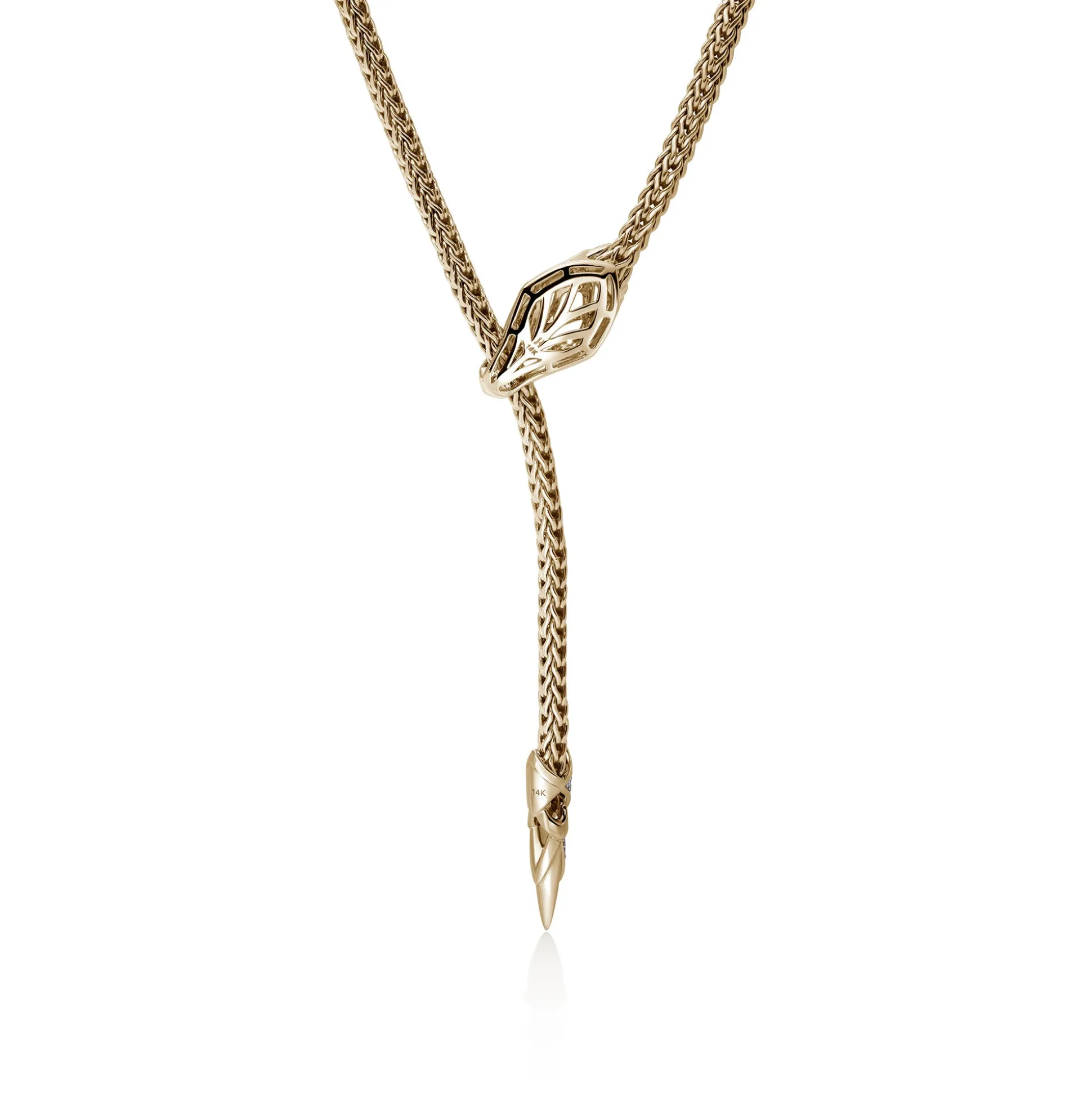 Women John Hardy Statement^Naga Y Necklace, Sterling Silver, 4.4Mm
