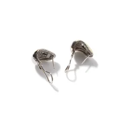 Women John Hardy Statement^Palu Buddha Earring, Gold, Sterling Silver