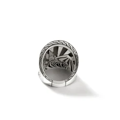 Women John Hardy Statement^Palu Saddle Ring, Sterling Silver
