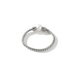 Women John Hardy Soft^Pearl Chain Band Ring, Gold