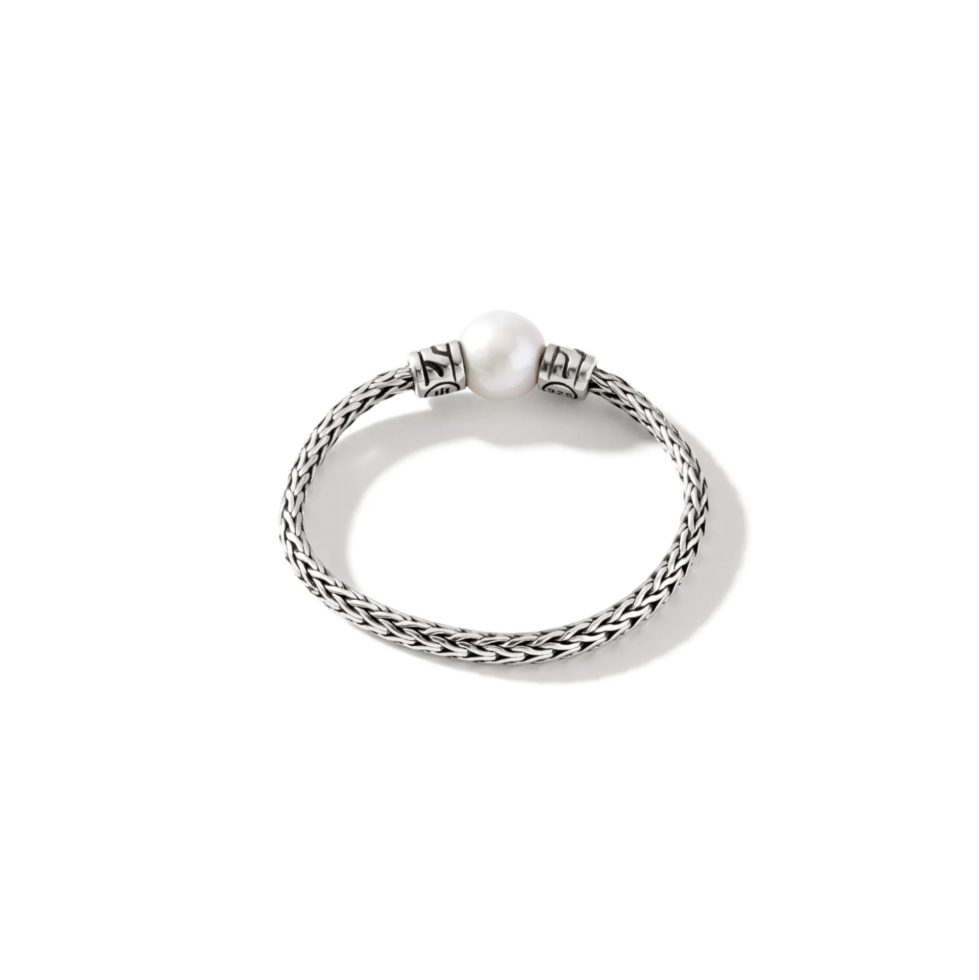 Women John Hardy Soft^Pearl Chain Band Ring, Gold