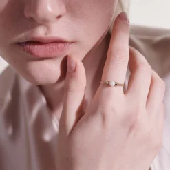 Women John Hardy Soft^Pearl Chain Band Ring, Sterling Silver