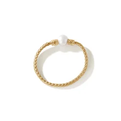 Women John Hardy Soft^Pearl Chain Band Ring, Sterling Silver