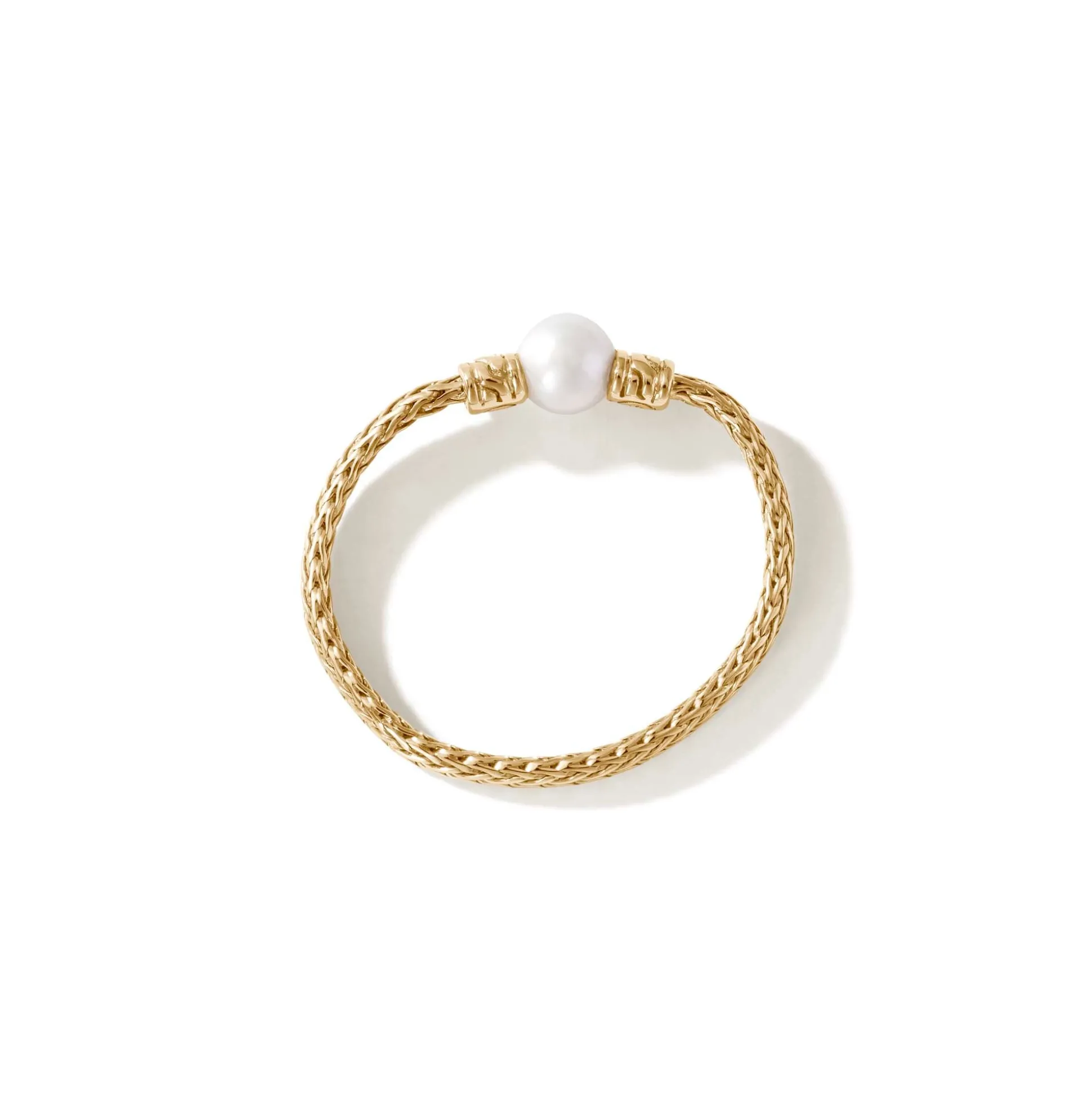 Women John Hardy Soft^Pearl Chain Band Ring, Sterling Silver