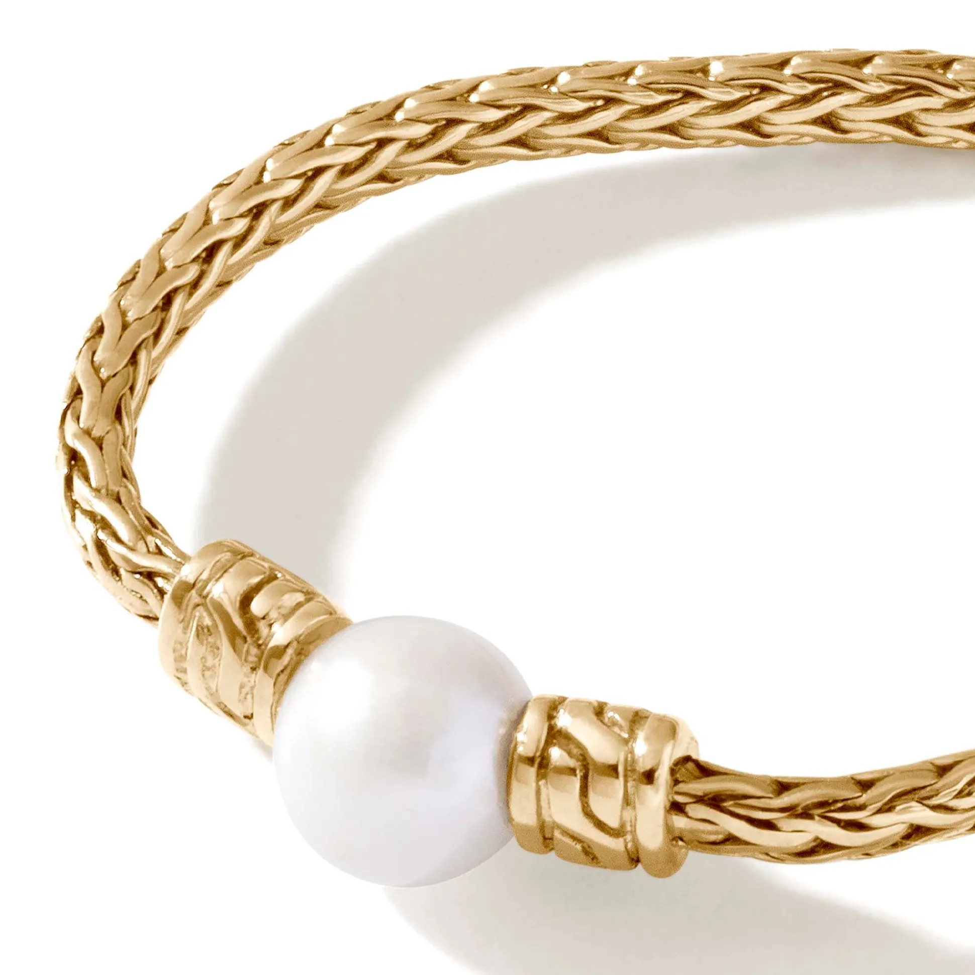 Women John Hardy Soft^Pearl Chain Band Ring, Sterling Silver
