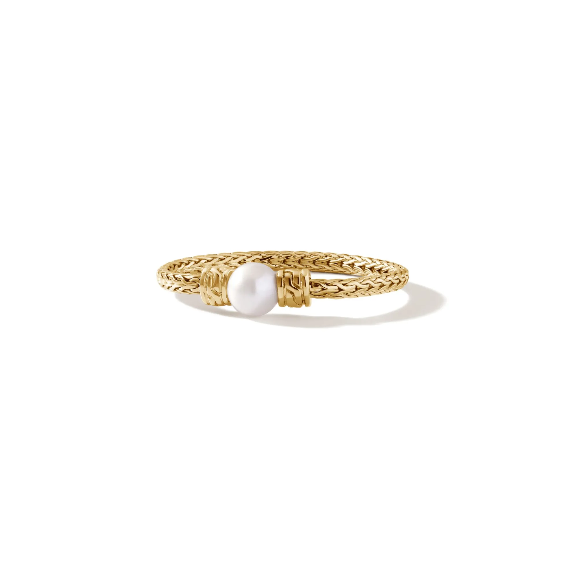 Women John Hardy Soft^Pearl Chain Band Ring, Sterling Silver