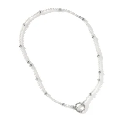 Women John Hardy Layering^Pearl Keyring Necklace, Sterling Silver