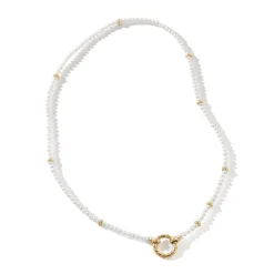 Women John Hardy Layering^Pearl Keyring Necklace, Sterling Silver