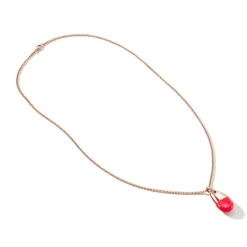Men John Hardy Tags & Pendants^Pebble Necklace, Gold, Silver, Diamonds