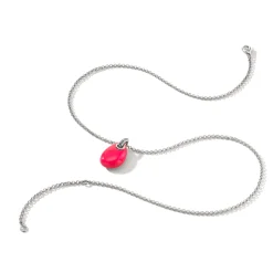 Women John Hardy Pendants^Pebble Necklace, Sterling Silver, Diamonds