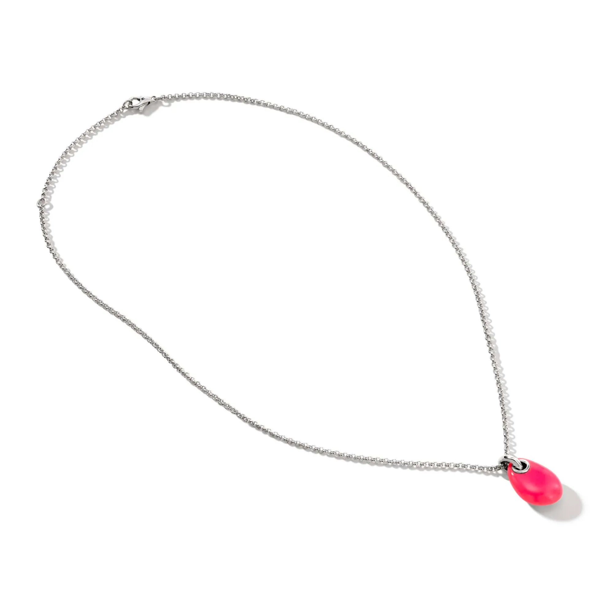 Women John Hardy Pendants^Pebble Necklace, Sterling Silver, Diamonds