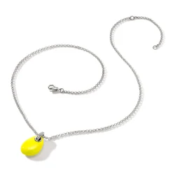 Women John Hardy Pendants^Pebble Necklace, Sterling Silver, Diamonds