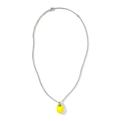 Women John Hardy Pendants^Pebble Necklace, Sterling Silver, Diamonds