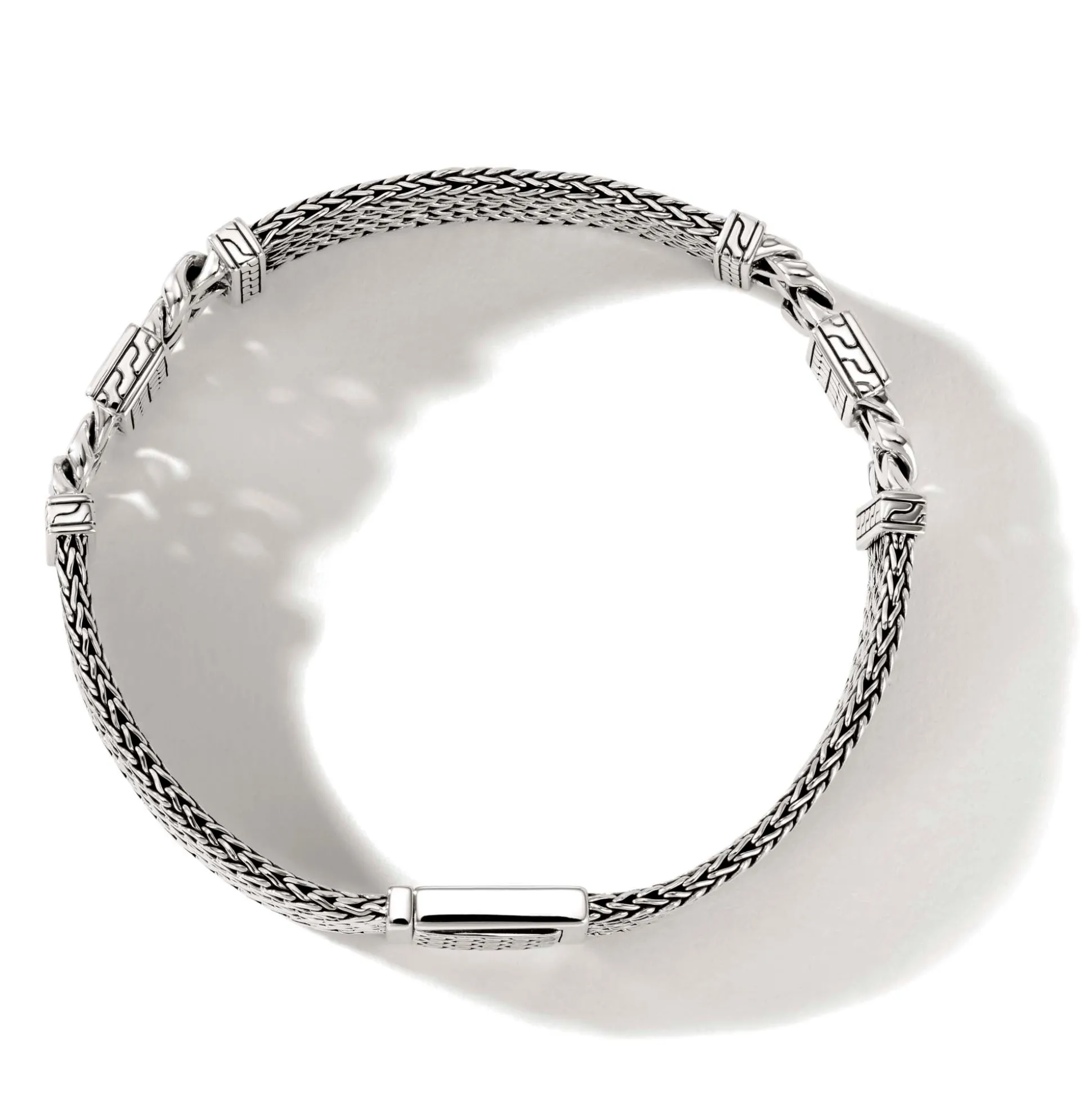 Men John Hardy Chains^Rata Chain Bracelet, Dark Silver, Gemstone