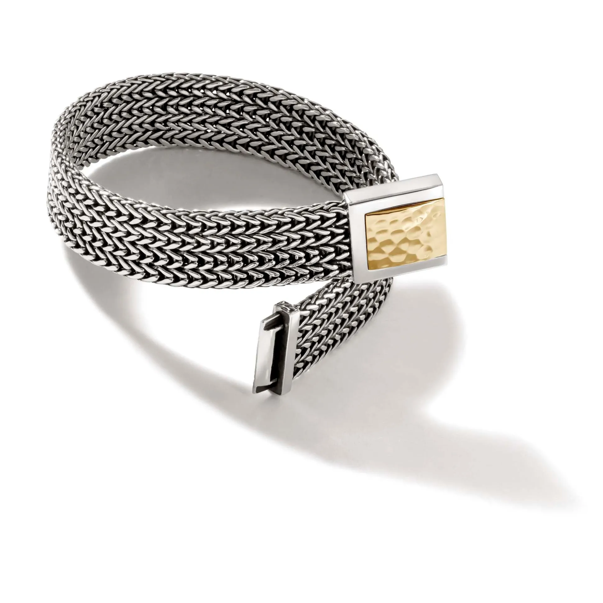 Men John Hardy Chains^Rata Chain Bracelet, Silver, Gold, 12Mm