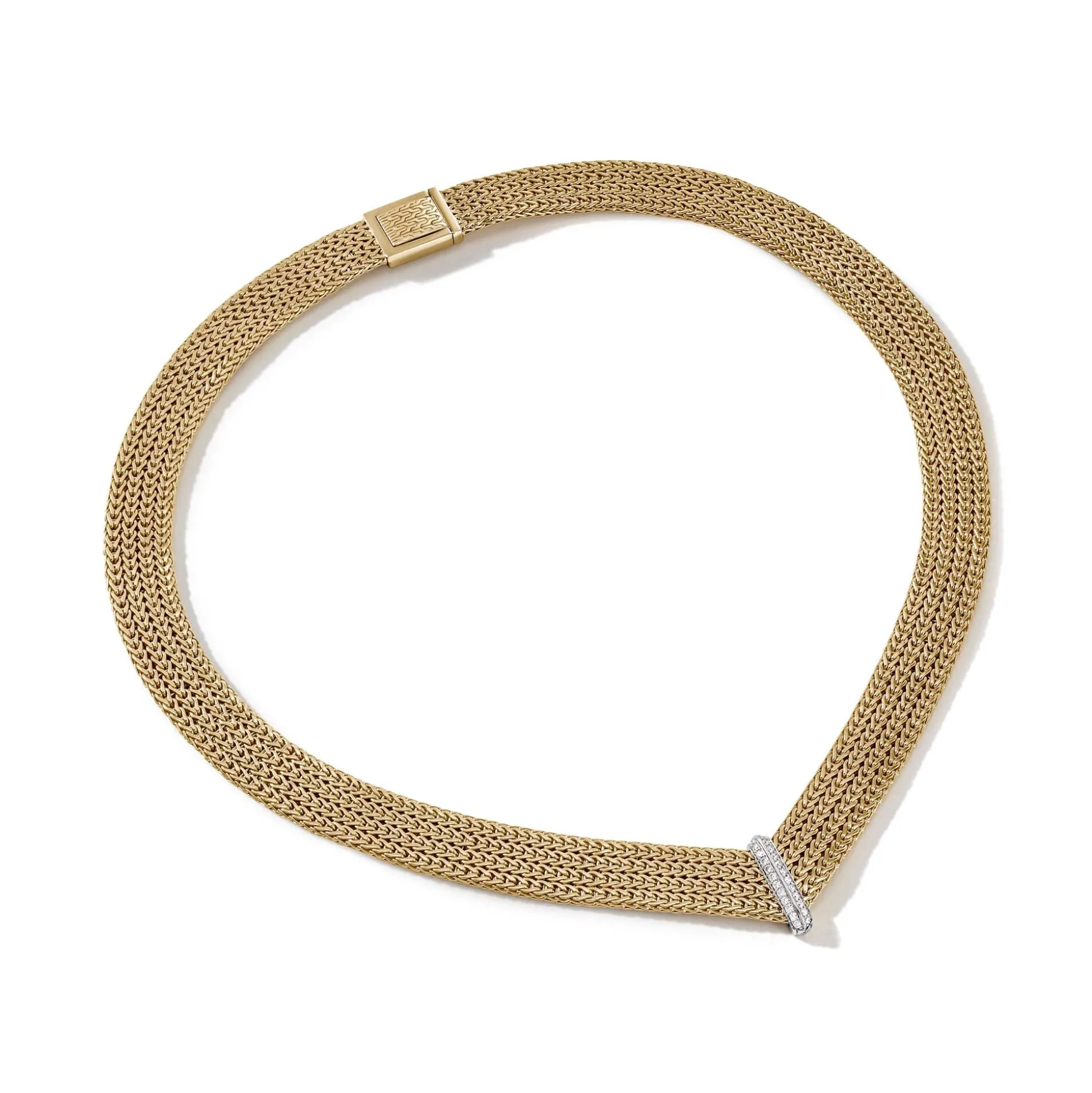 Women John Hardy Statement^Rata Chain Chevron Necklace, Sterling Silver