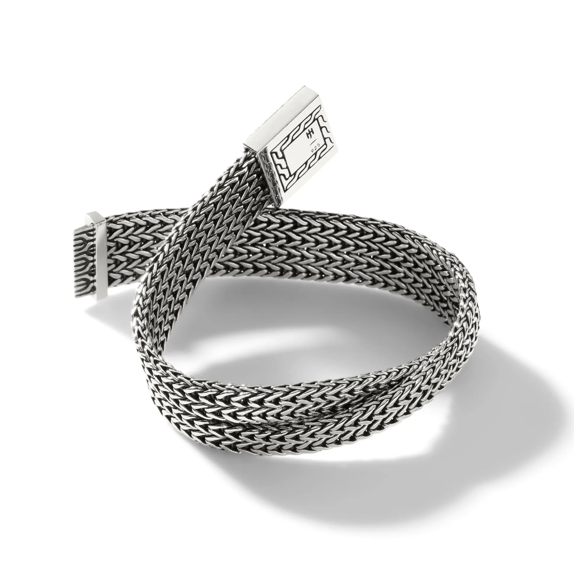 Men John Hardy Chains^Rata Chain Crossover Bracelet, Silver, 12Mm