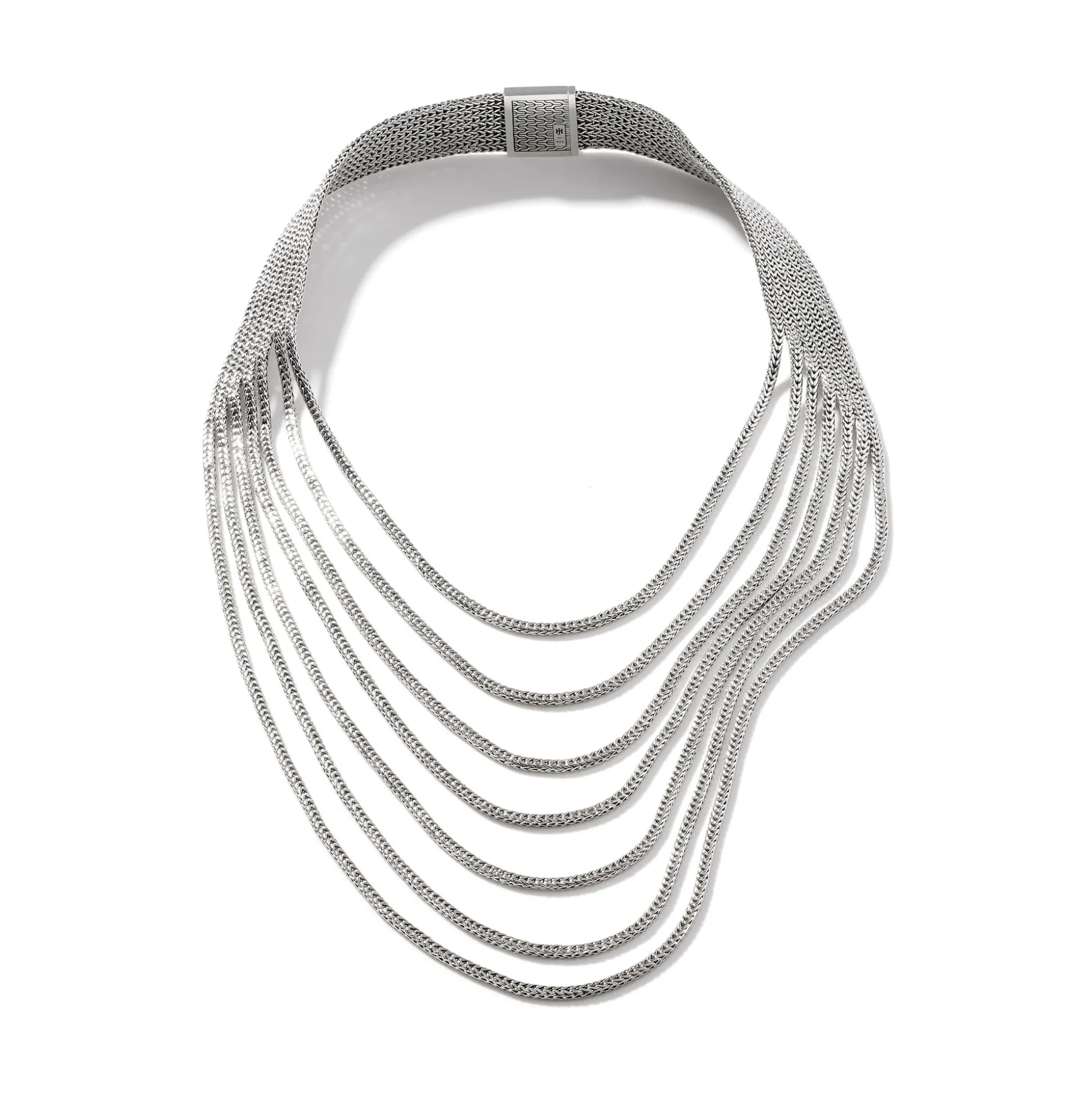 Women John Hardy Statement^Rata Chain Multi Row Necklace, Silver
