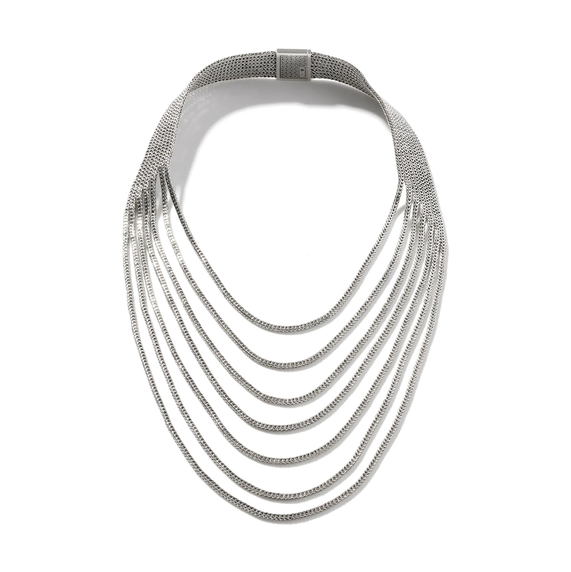 Women John Hardy Statement^Rata Chain Multi Row Necklace, Silver