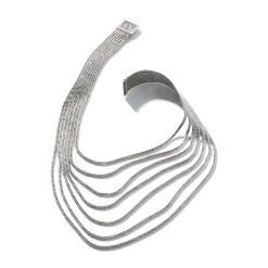 Women John Hardy Statement^Rata Chain Multi Row Necklace, Silver