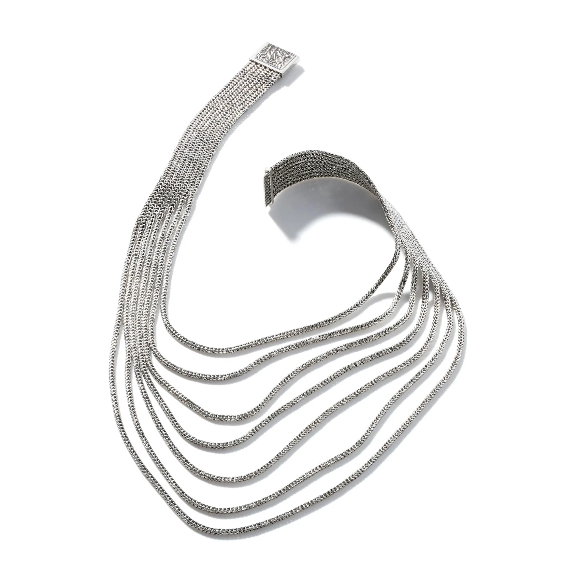 Women John Hardy Statement^Rata Chain Multi Row Necklace, Silver