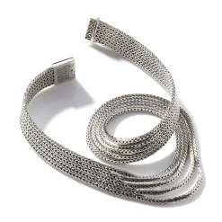 Women John Hardy Statement^Rata Chain Multi Row Necklace, Silver