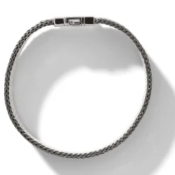 Men John Hardy Chains^Rata Chain Reversible Bracelet, Dark Silver