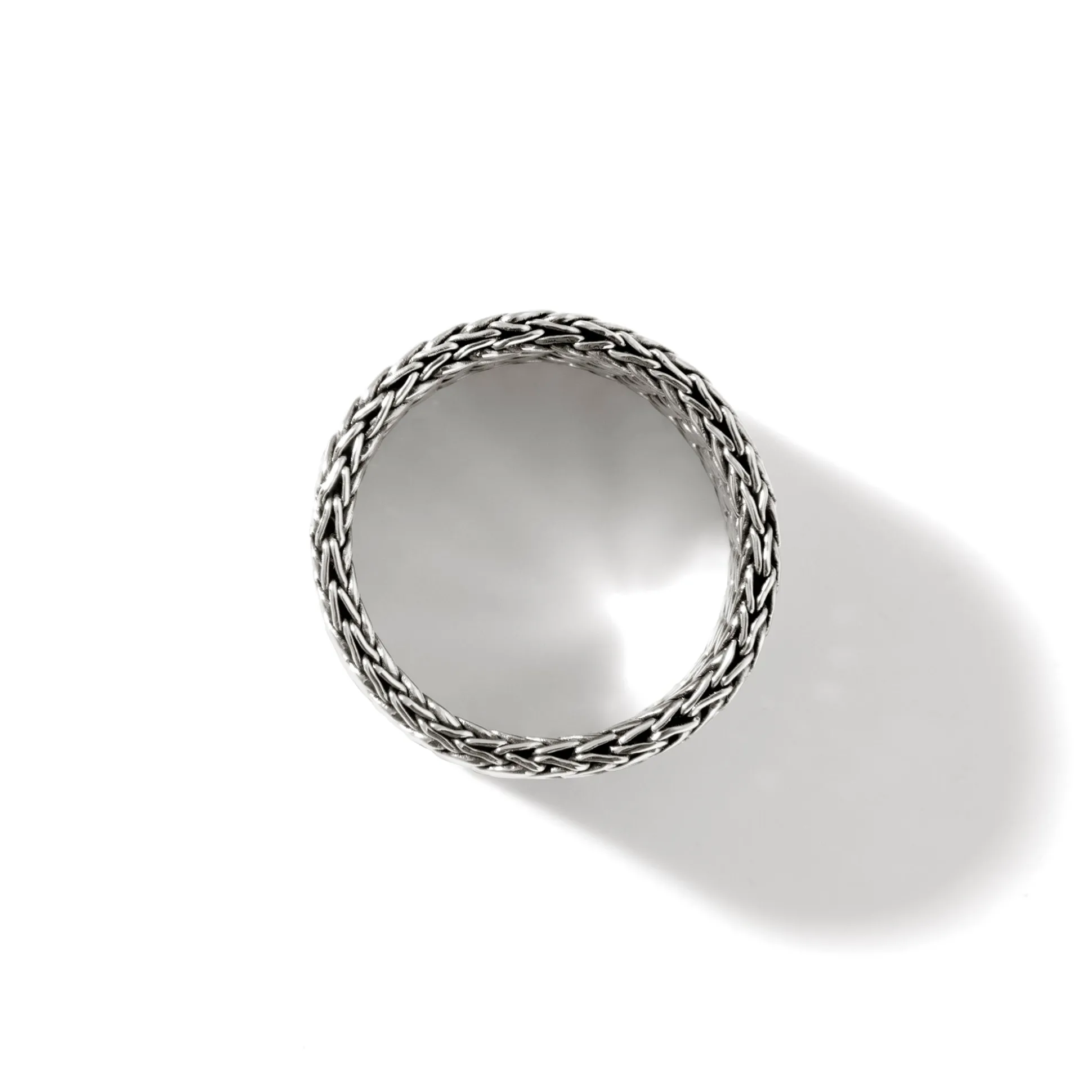 Women John Hardy Soft^Rata Chain Ring, Silver, Gold, Wide