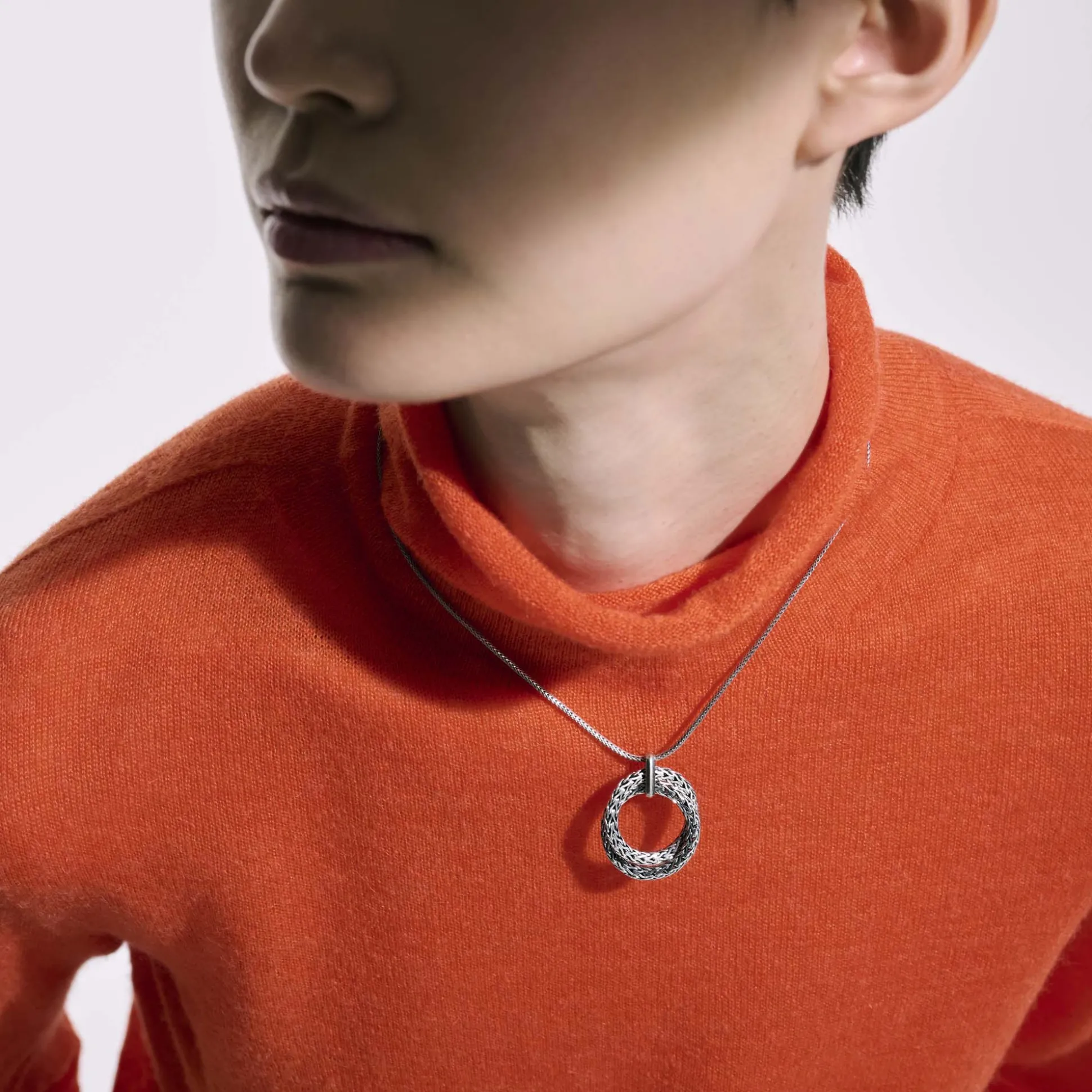 Women John Hardy Pendants^Soft Chain Pendant Necklace, Silver, 1.8Mm