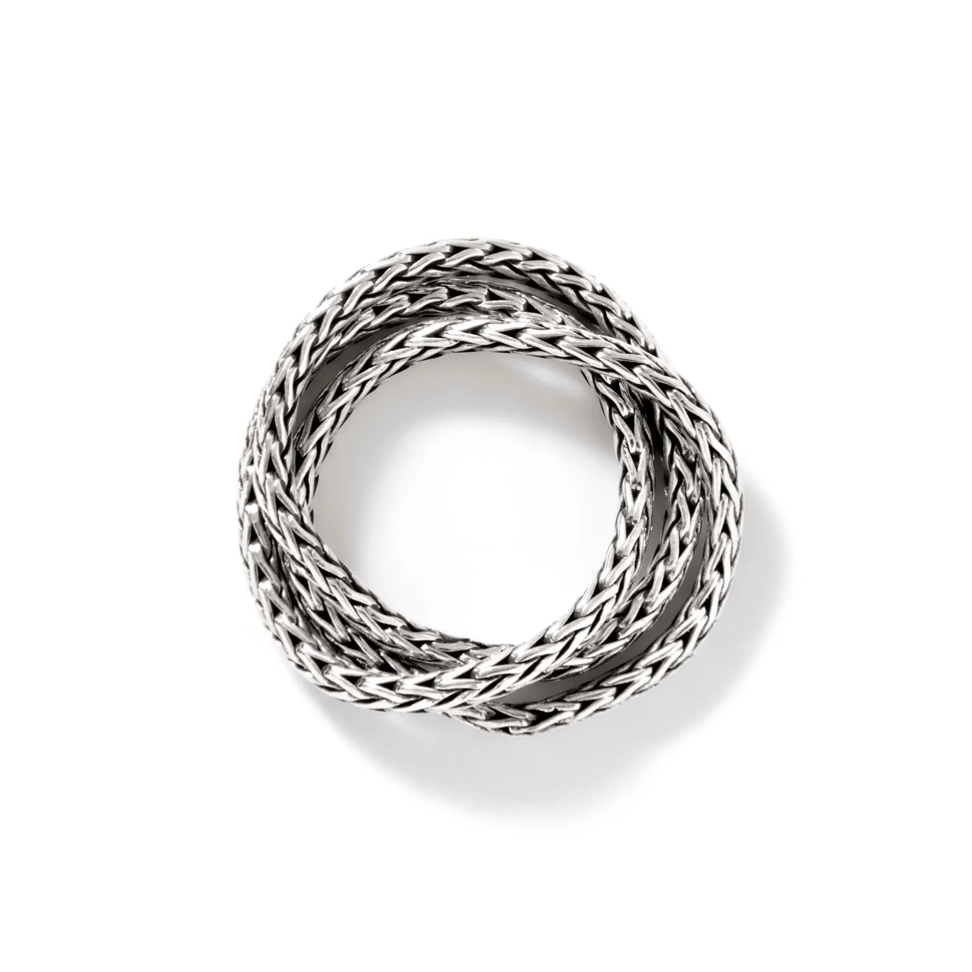 Women John Hardy Soft^Soft Chain Rolling Ring, Sterling Silver